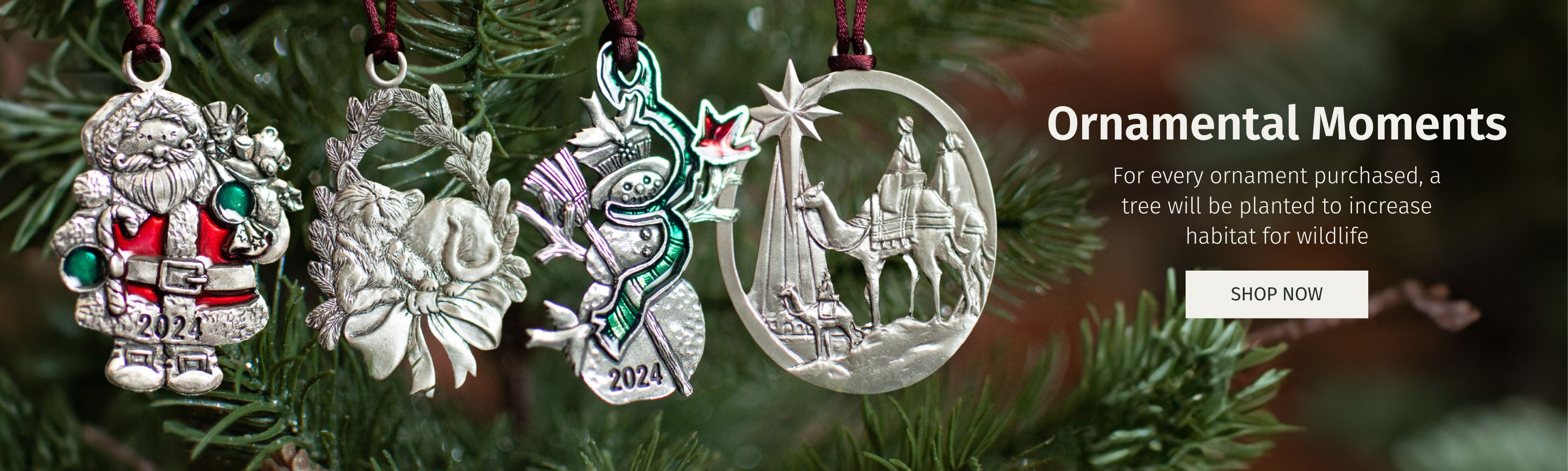 ornaments that plant a tree!