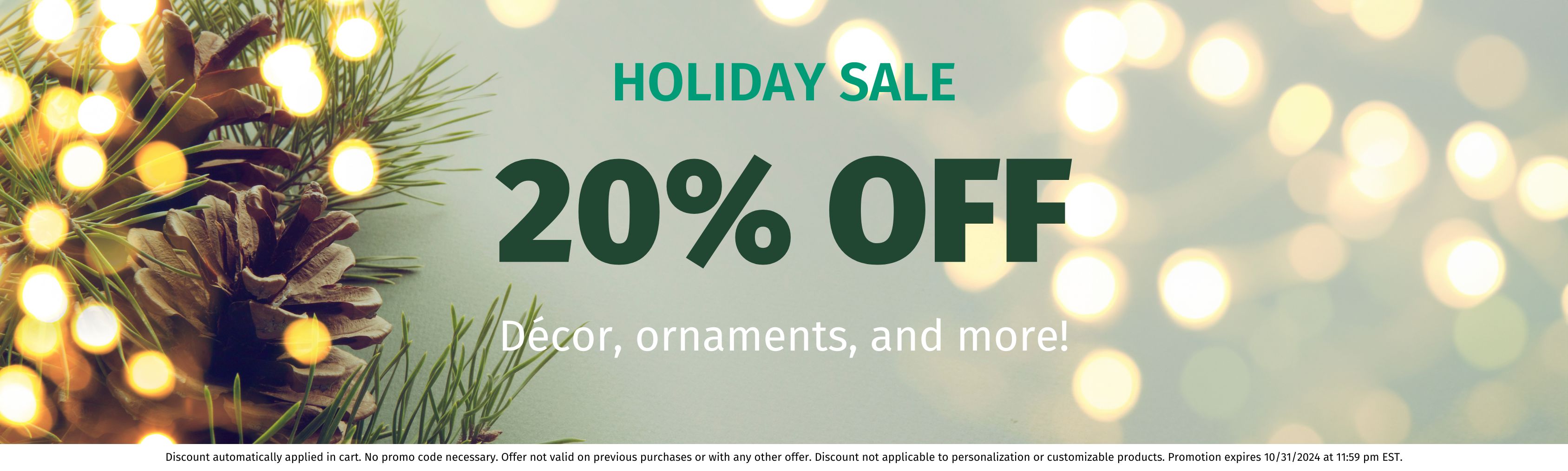 20% off holiday gifts!