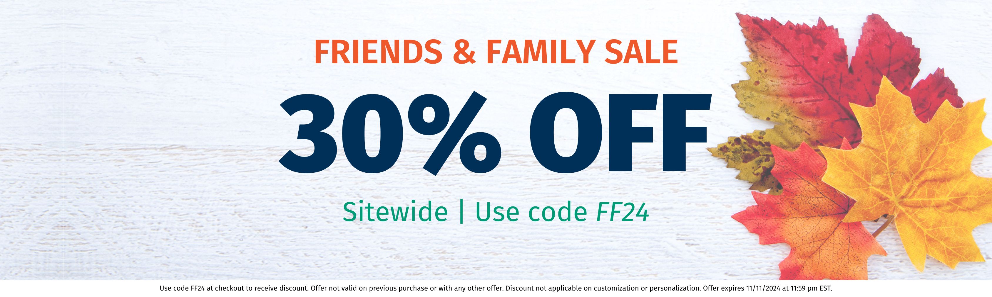 Friends & Family sale!