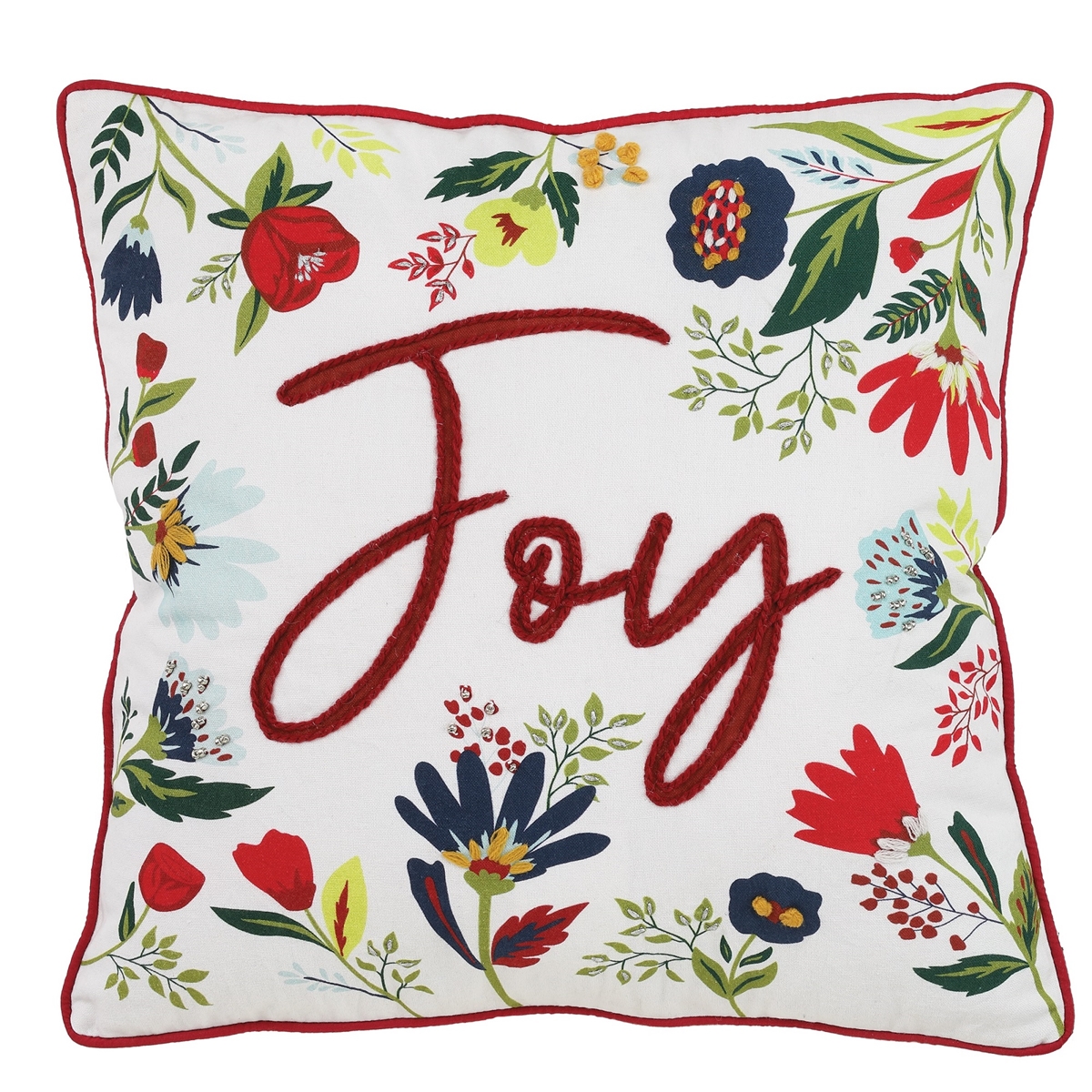 Floral Joy Accent Pillow