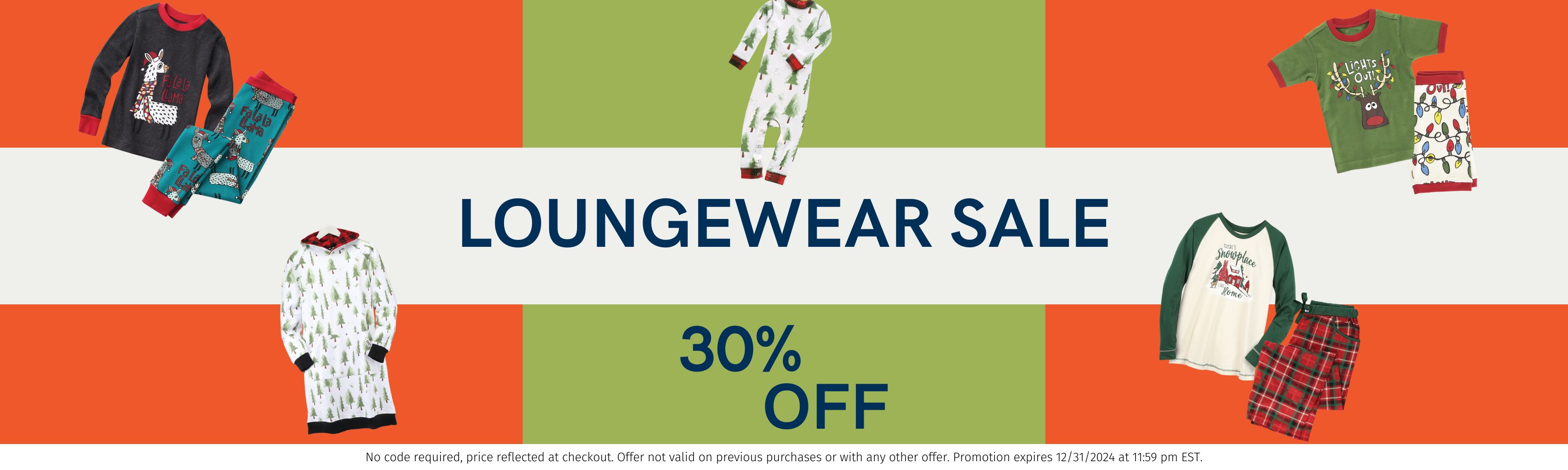 30% off loungewear!