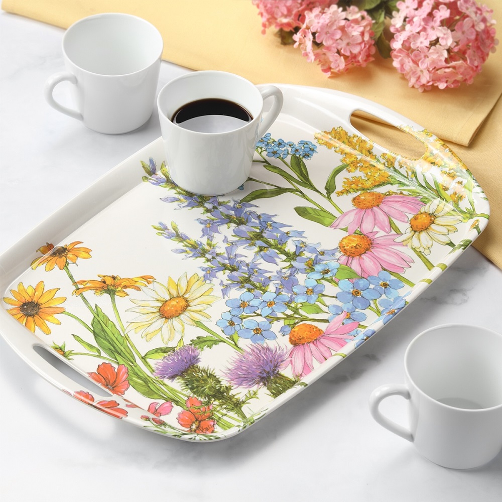 Wildflowers Serving Tray
