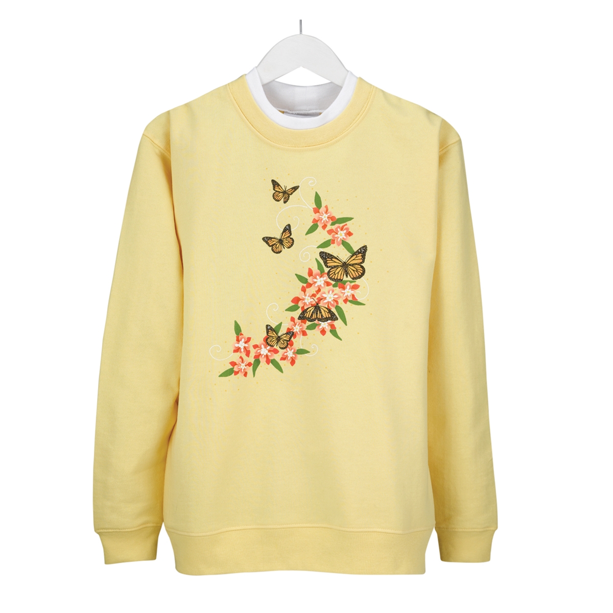 Flutter Floral Pullover