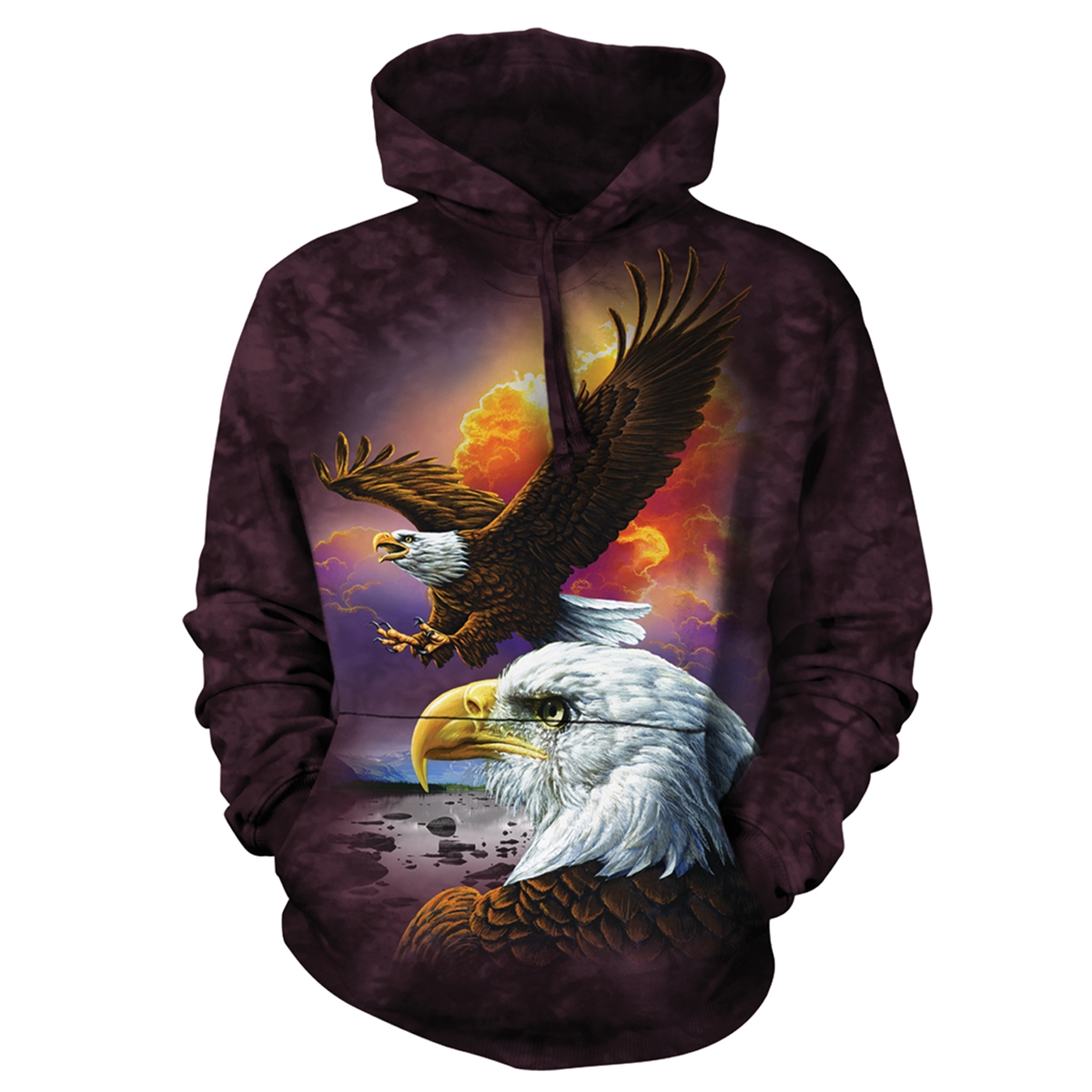 Soaring Eagle Hooded Pullover