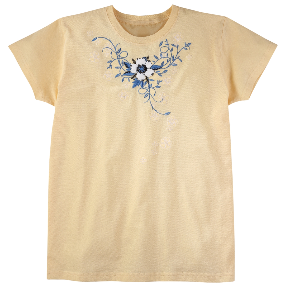 Stitched Falling Flower Tee
