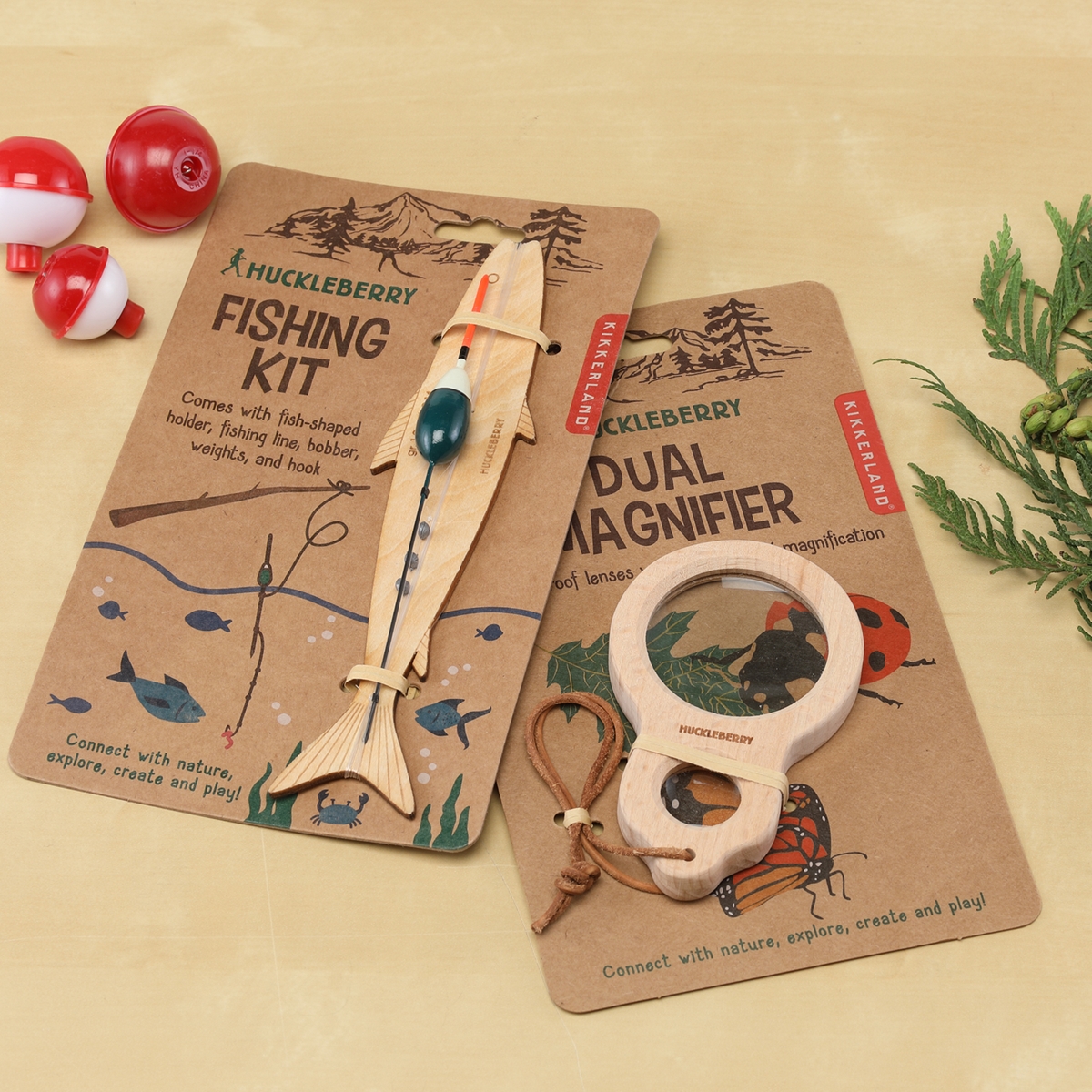 Fishing Kit & Magnifier Set