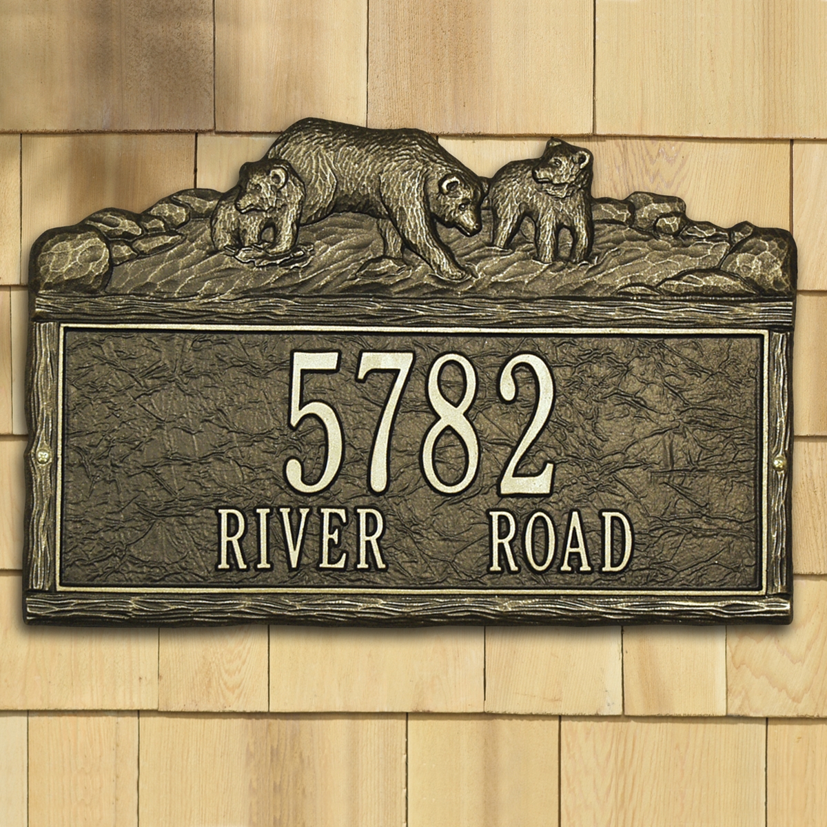 Woodland Bears Personalized Plaque