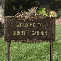 Personalized Fairy Garden Plaque