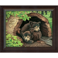 Bear Cubs Personalized Art Print - NWF2352