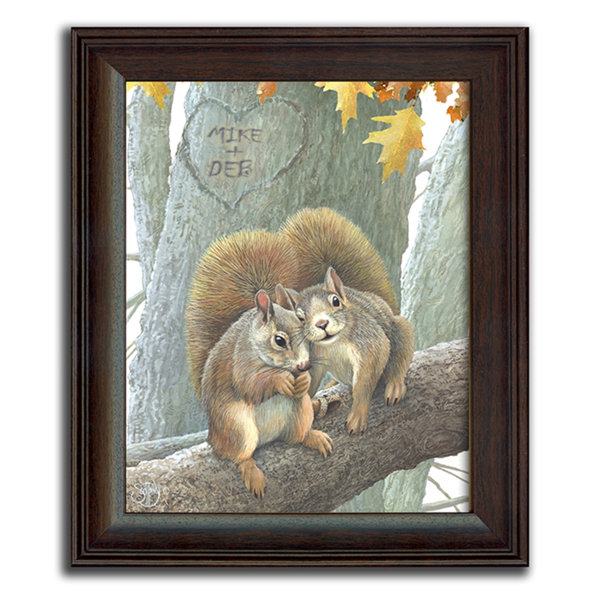 Couple of Nuts Personalized Art Print