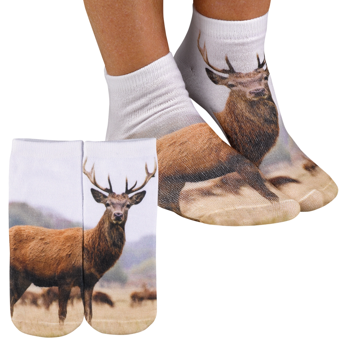 Deer Ankle Socks