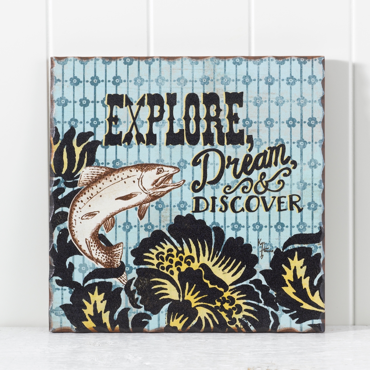 Explore Trout Plaque