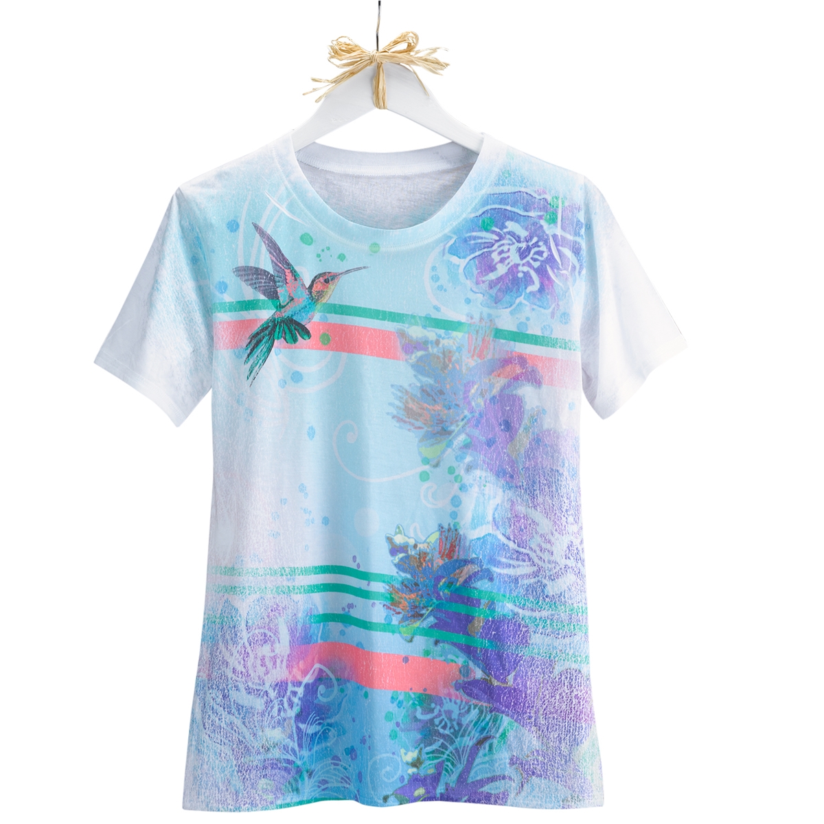 Hummingbird Linear Design Tee
