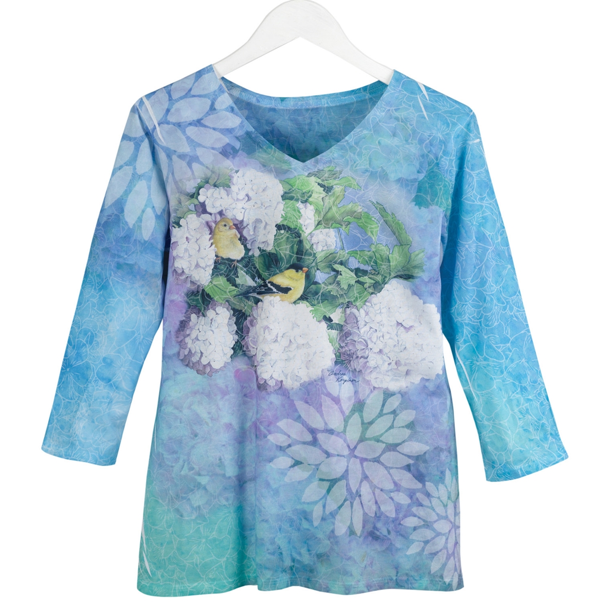 Hydrangea Spring Floral Tee