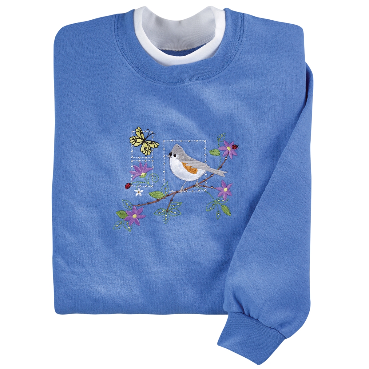 Tufted Titmouse Perch Pullover