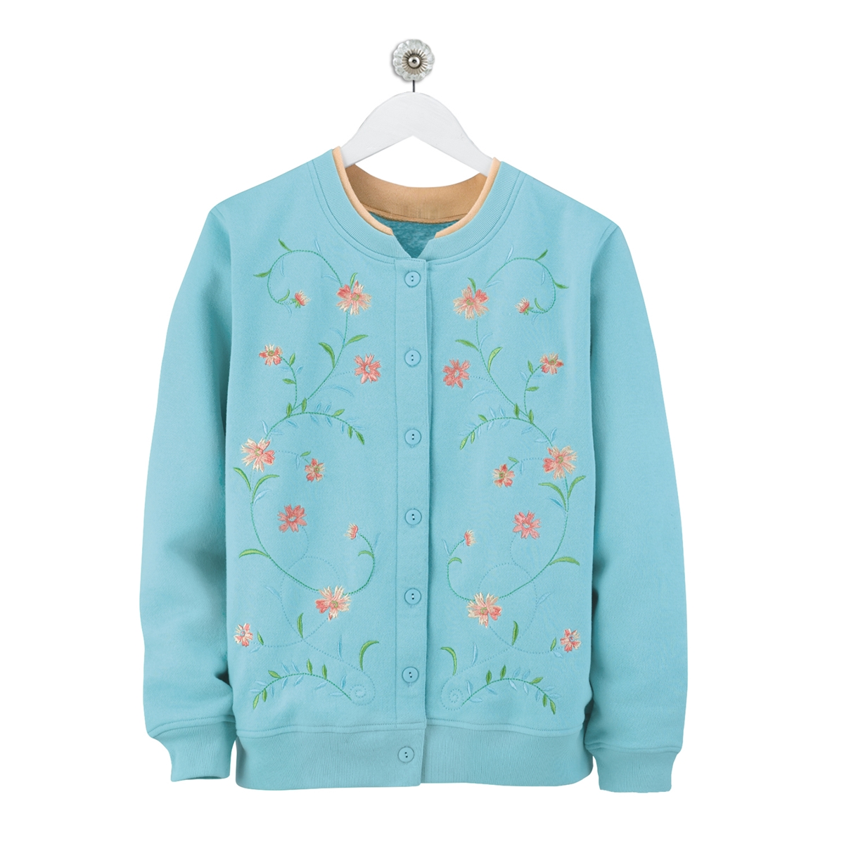 Floral Clusters Cardigan