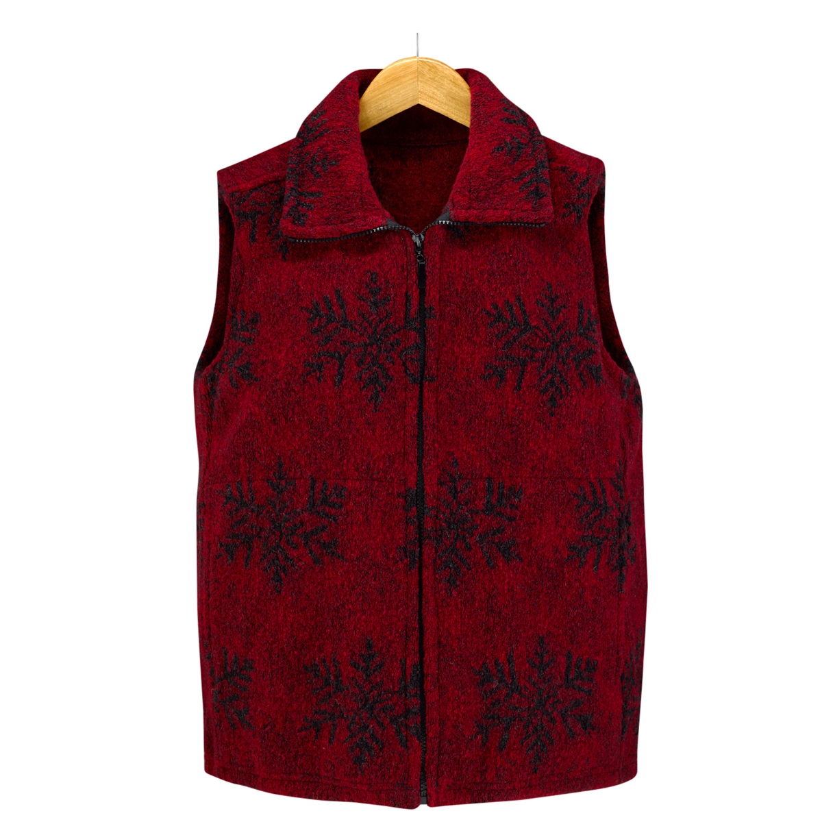 Red Snowflake Vest