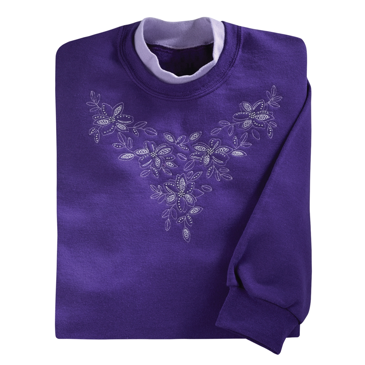Floral Elegance Pullover