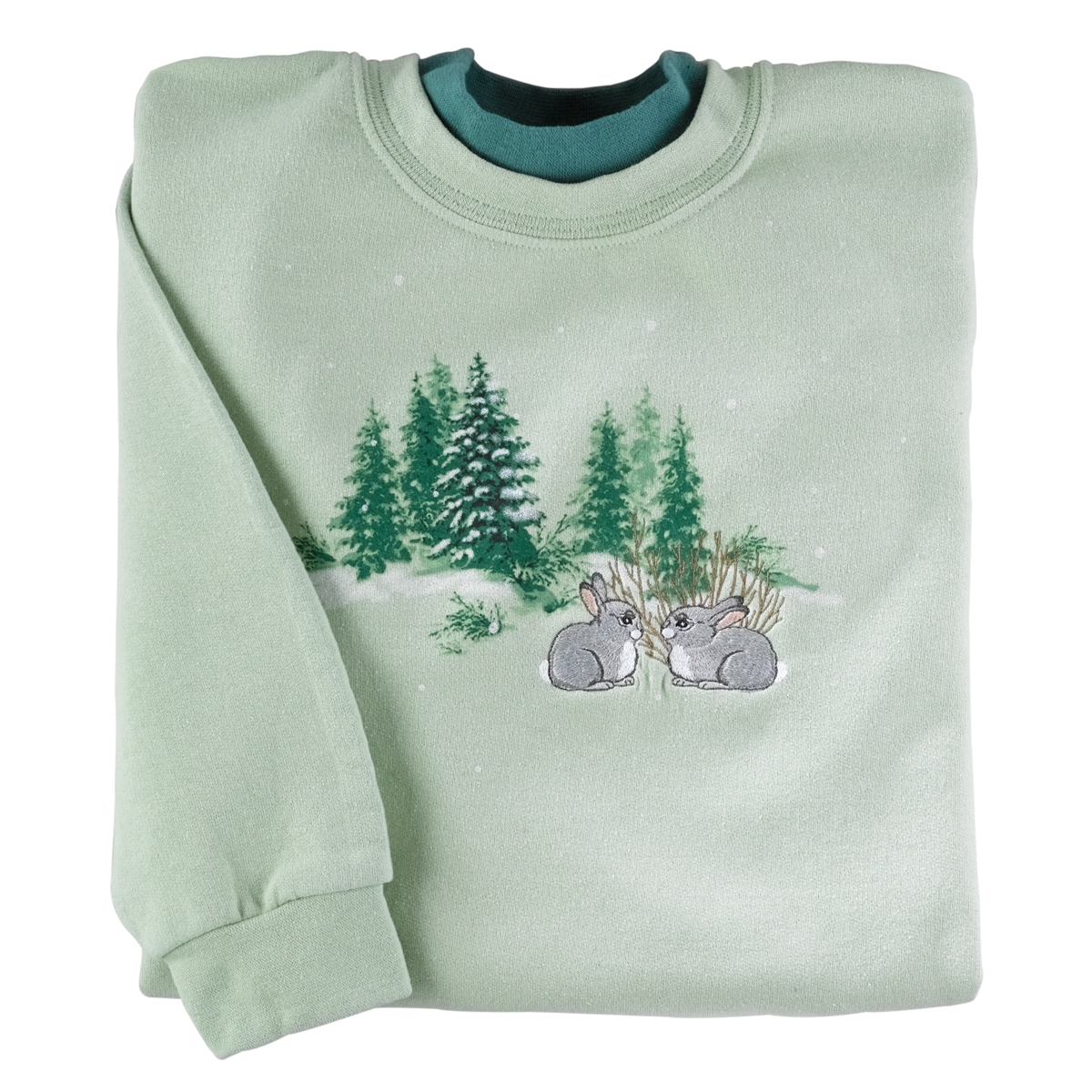Bunnies in Snow Pullover