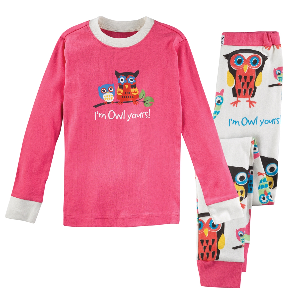 Pink Owl Collection Pajama Set