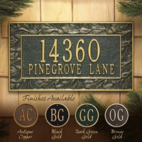 Pine Cone Wall Plaque - NWF818