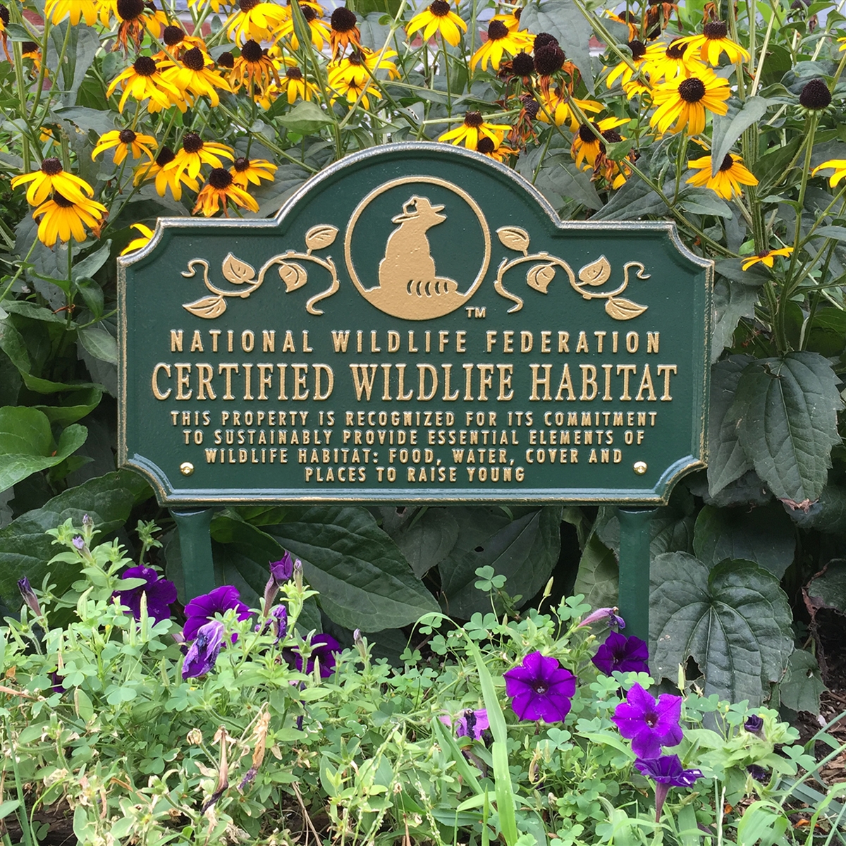 Certified Wildlife Habitat Sign