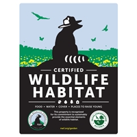 Texas Conservation Alliance Certified Wildlife Habitat Sign - TX30