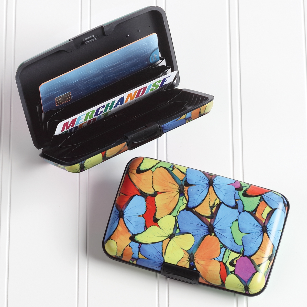 Rainbow Butterfly Armored Wallet