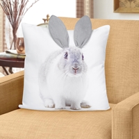 Bunny Ears 3-D Pillow