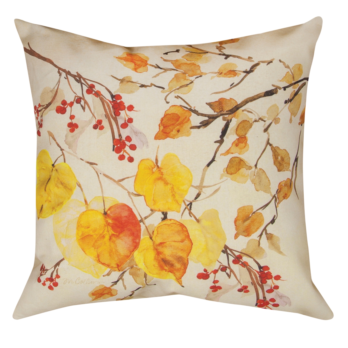 Golden Glory Foliage Pillow
