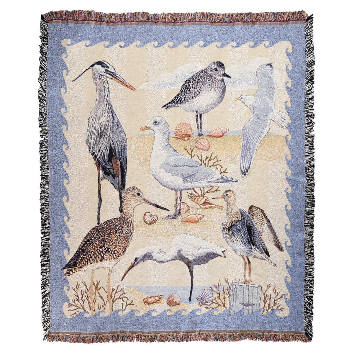 Coastal Tapestry Throw