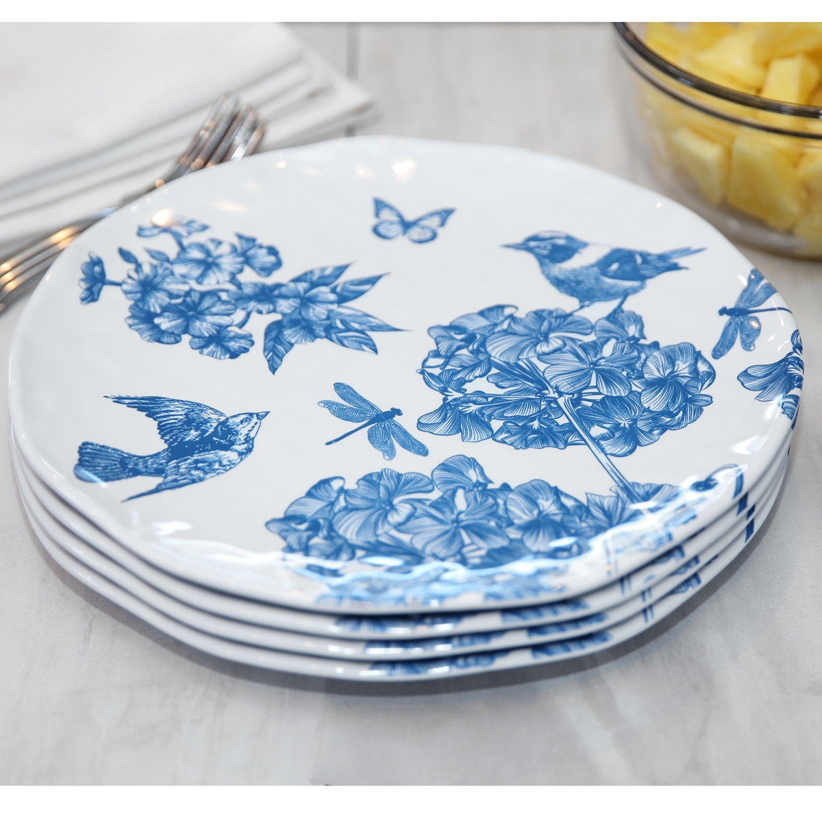 Indigo Dinner Plates