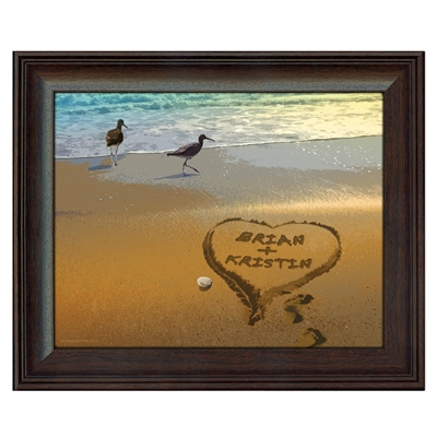 Sandpipers Personalized Art Print
