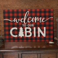 Welcome to our Cabin Sign - 470007