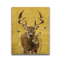 Wildlife Series Deer Personalized Wall Art - 470015
