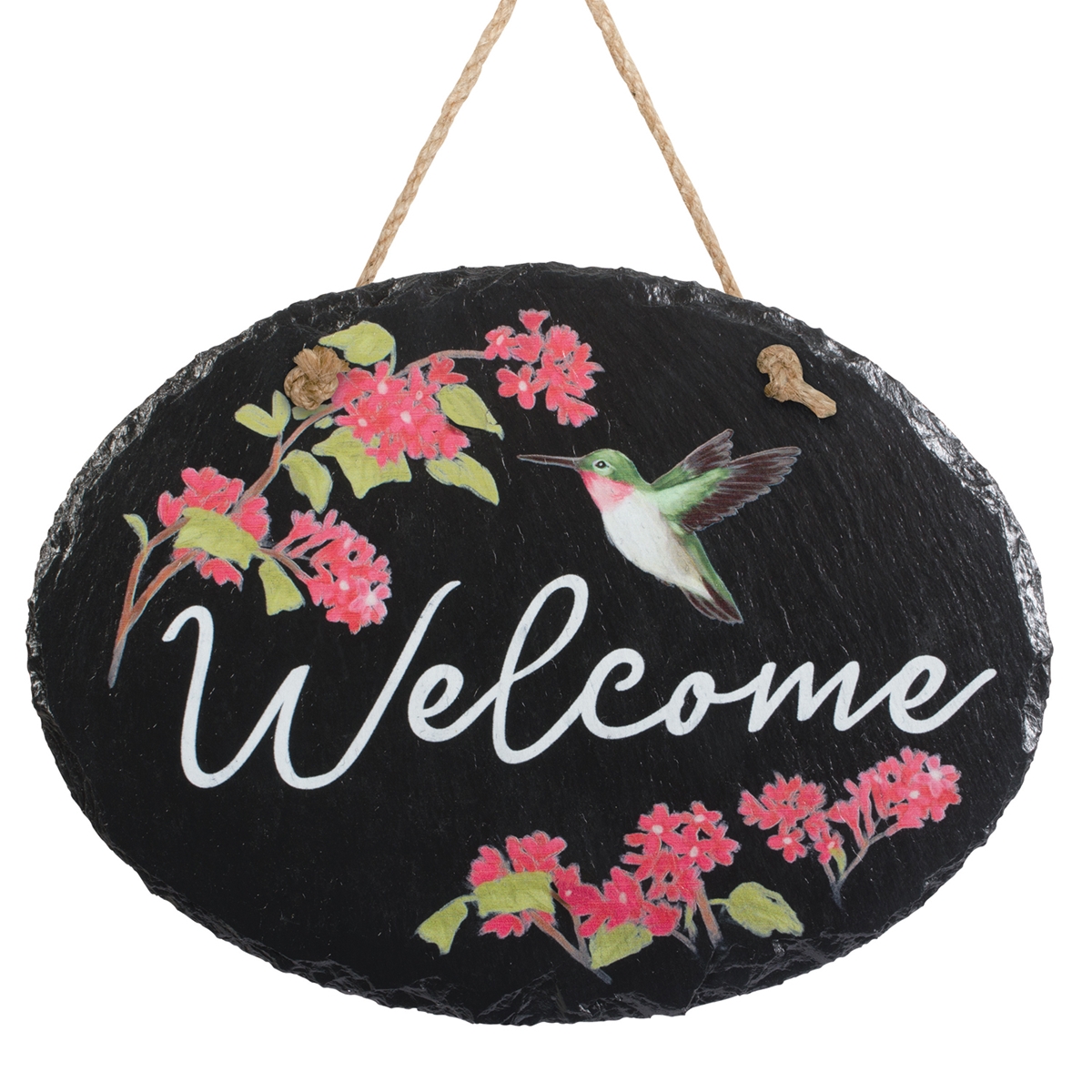 Hummingbird Welcome Plaque
