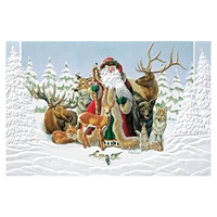 Santa and Animals Cards - NWF98531