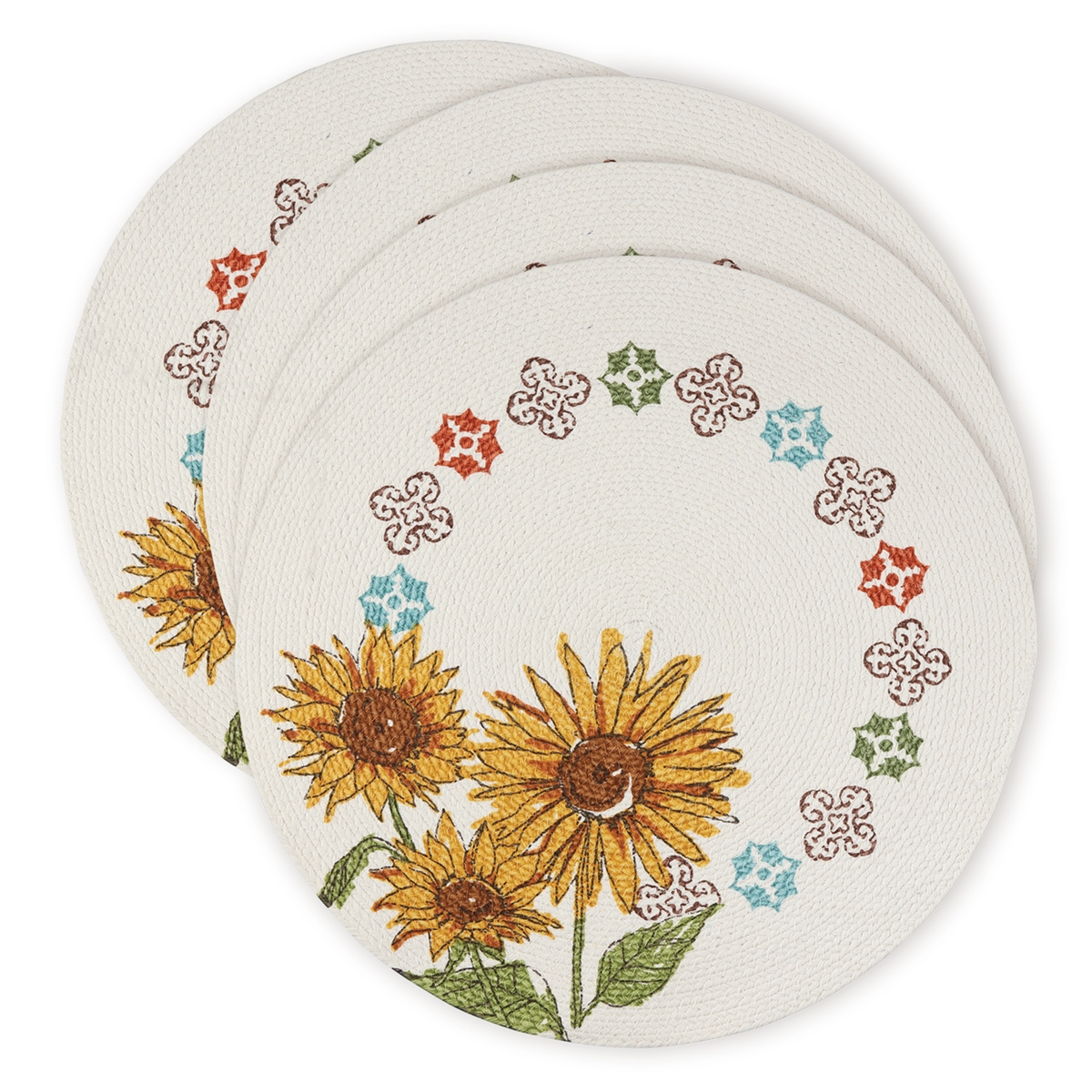 Tuscan Elegance Braided Placemat Set