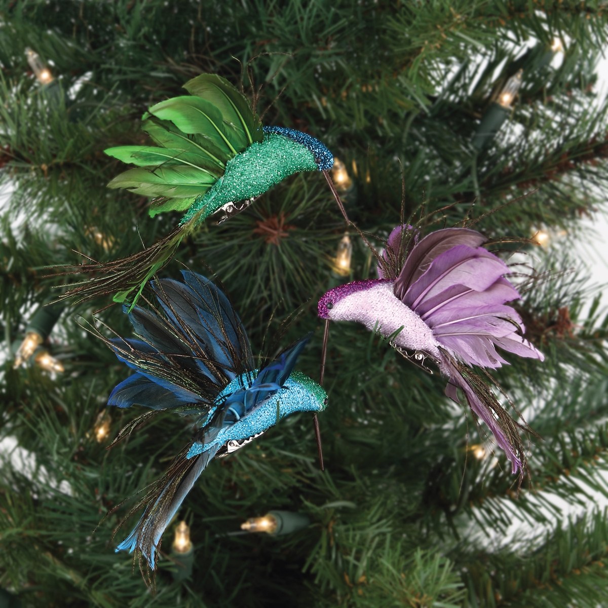 Hummingbird Clip Ornaments