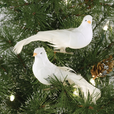 Dove Clip Ornaments