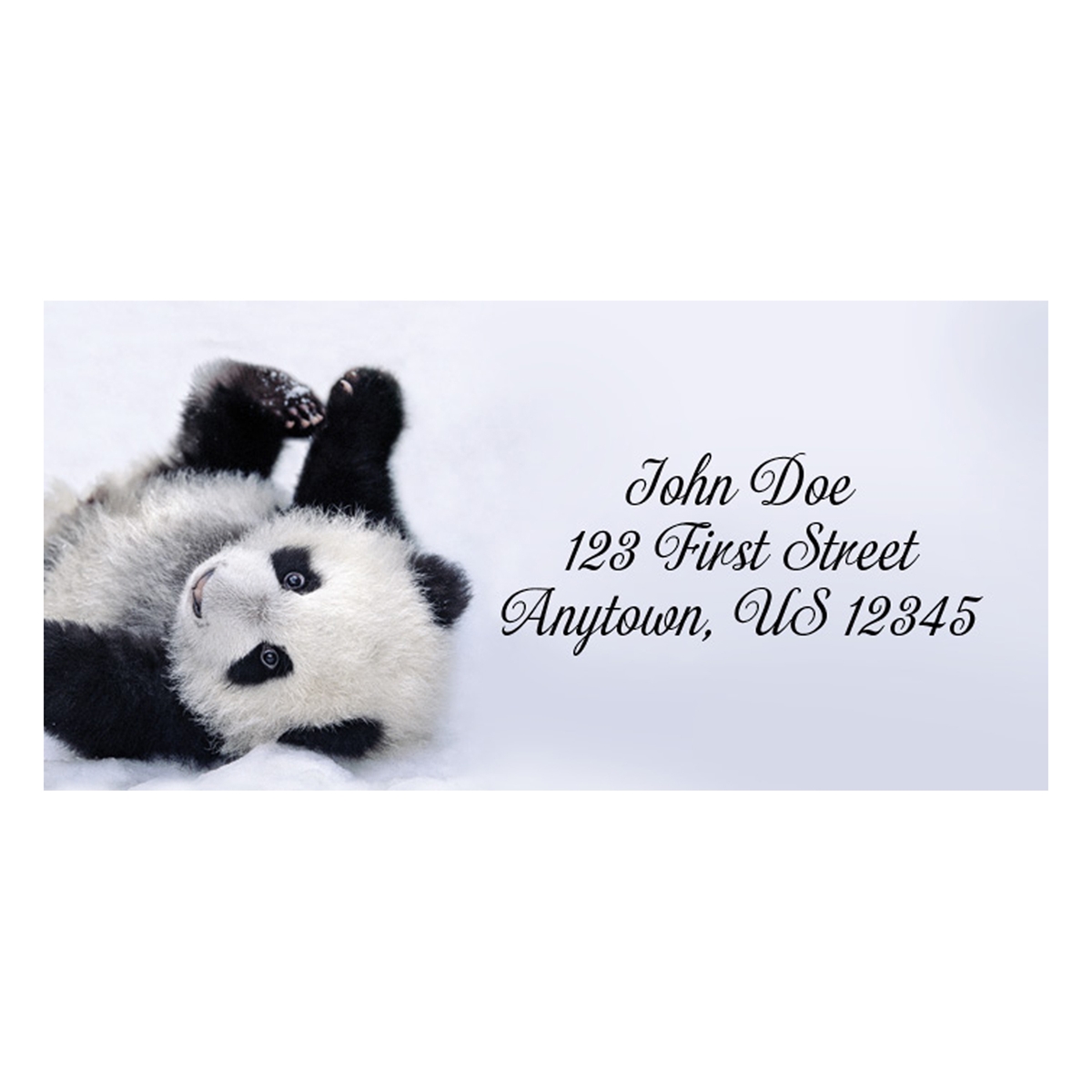 Posing Panda Address Label