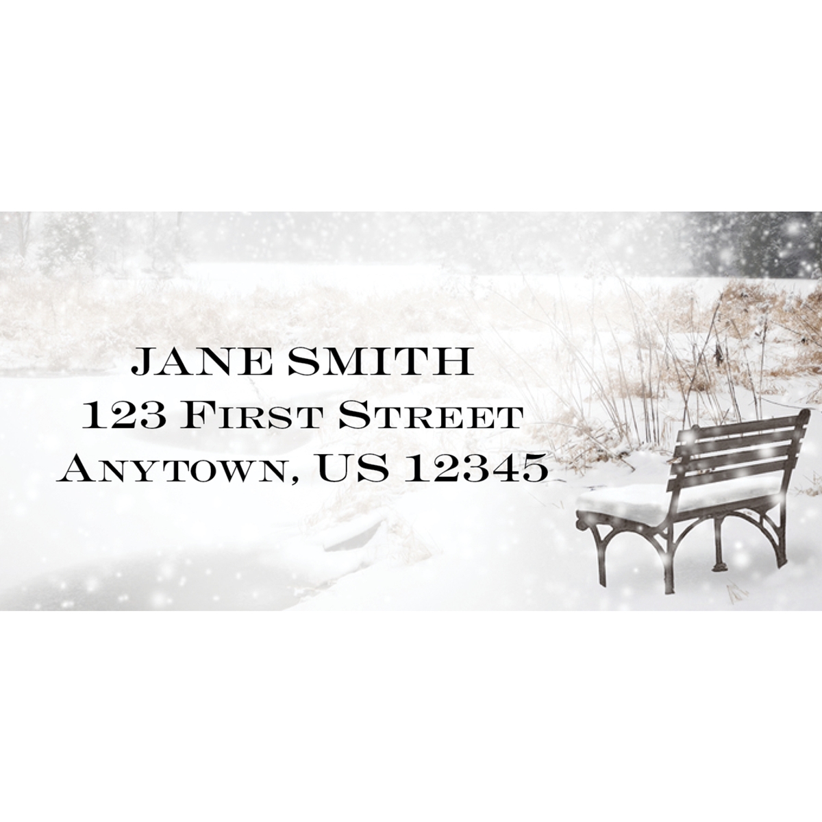 Winter at Rest Address Label