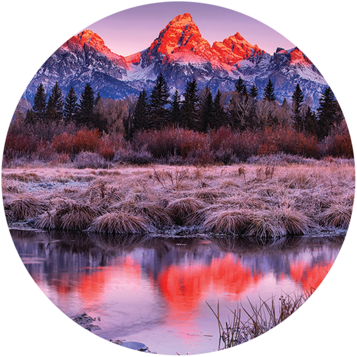 Sunrise Reflections at Grand Teton Envelope Seal