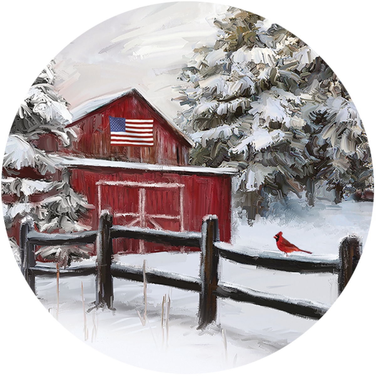 Winter Barn Envelope Seal