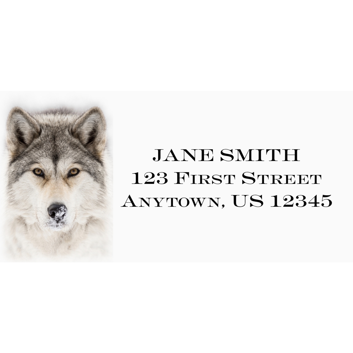 Timber Wolf Address Label The National Wildlife Federation