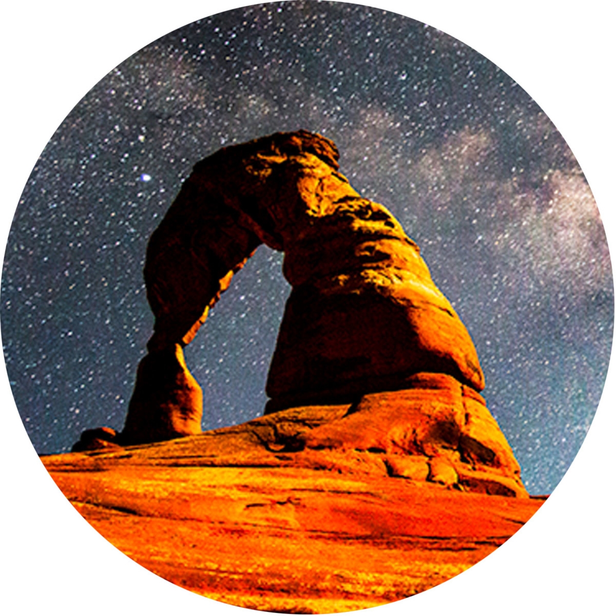 Starry Night Over Delicate Arch Envelope Seal