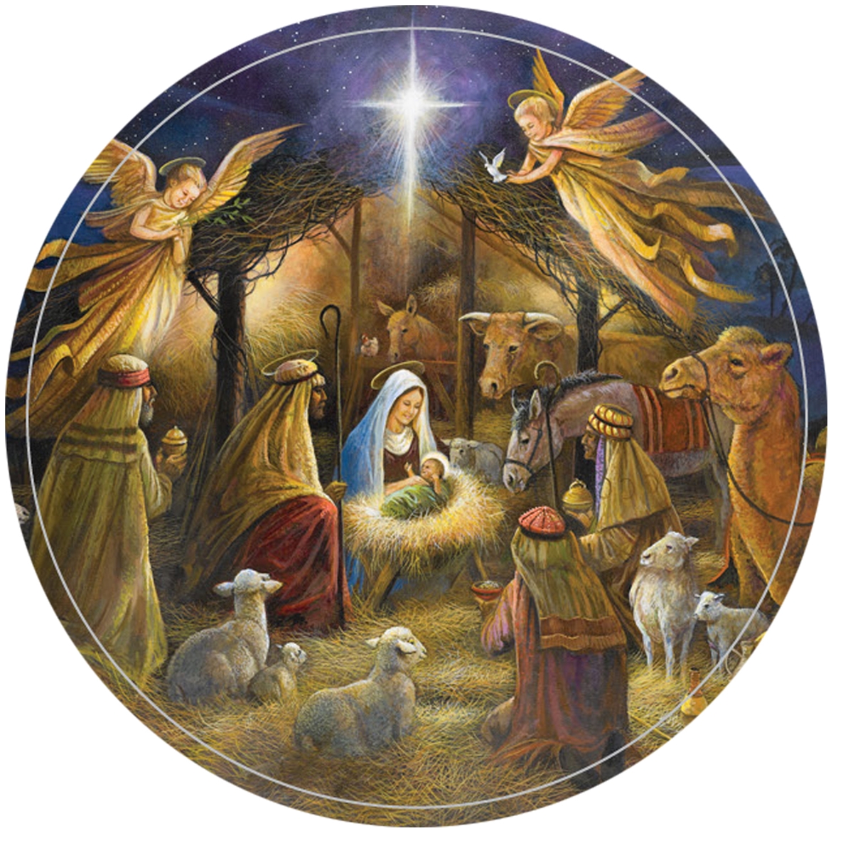 In the Manger Envelope Seals