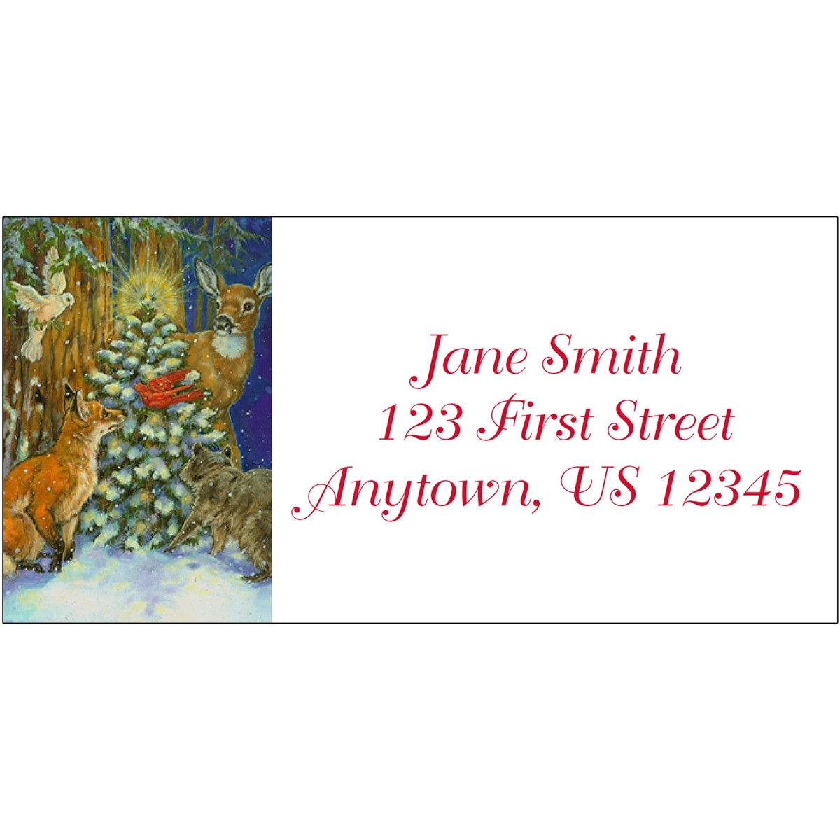 Woodland Wonder Address Label