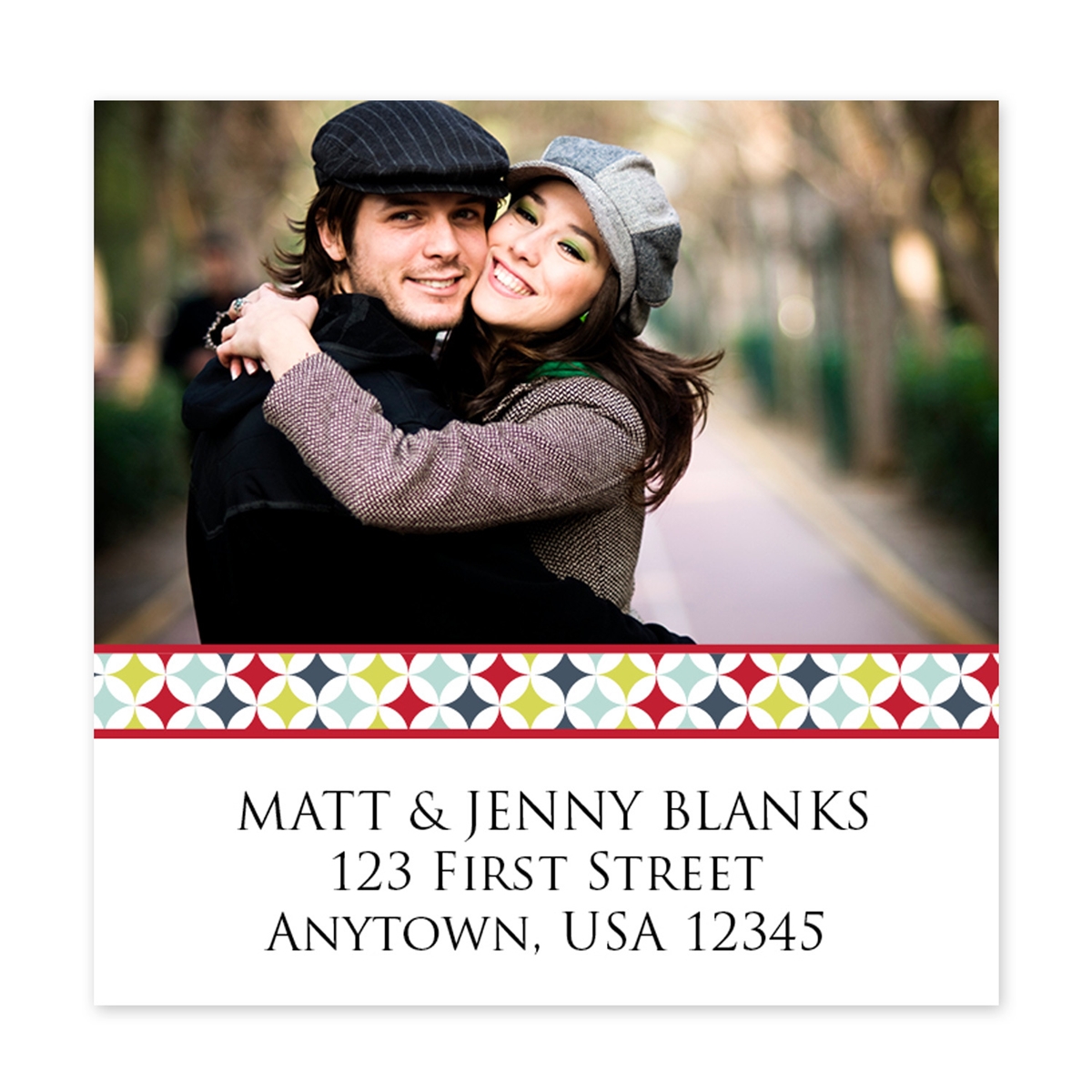 Square Photo Address Labels