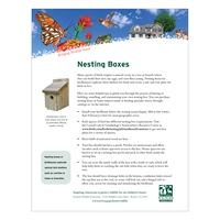 Nesting Boxes Tip Sheet - Pack of 50 - NWFBFN7BOG